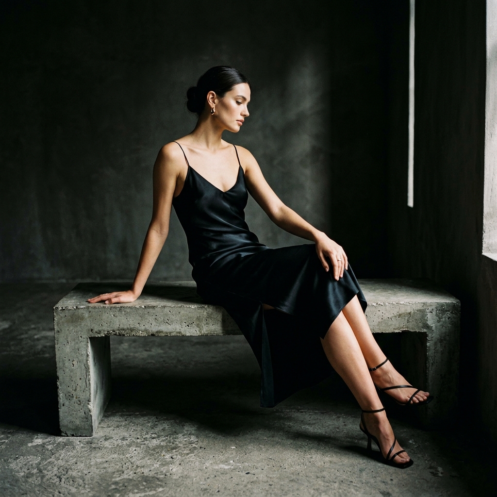 Pandora Silk Slip Dress