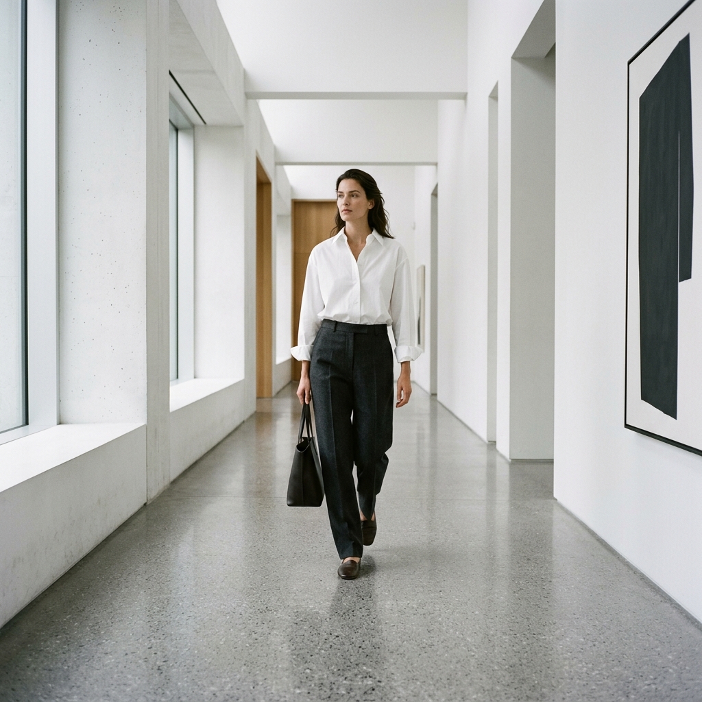 Tailored Wool Trouser